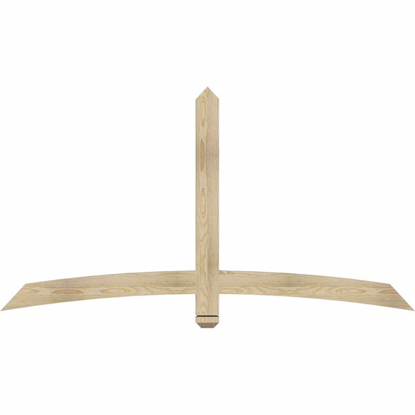 Ekena Millwork Bellingham Rough Sawn Timber Gable Bracket, Douglas Fir, 72"W x 39"H x 2"D x 4"F, 13/12 Pitch GBW072X39X0204BEL00RDF - main